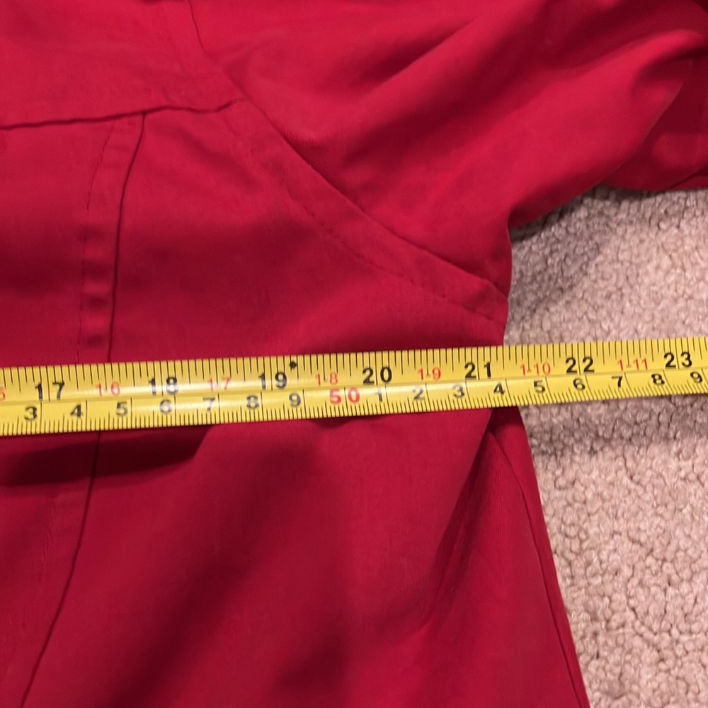 Pacific Trail Coat Chores Work Red Size Medium M Drawstring Women’s - Picture 13 of 14